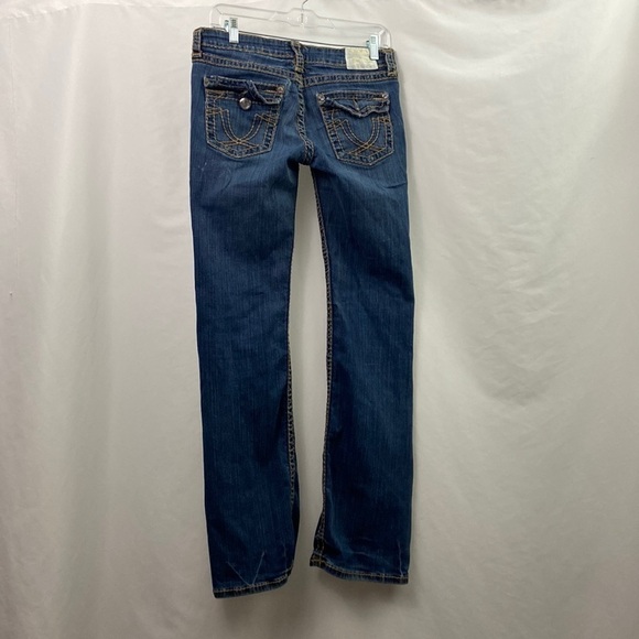 LA Idol USA New Fashion Size 9 Denim Blue Jeans - Picture 12 of 14